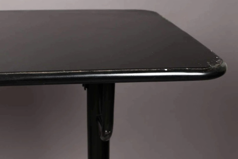 Konsola stół barowy DECLAN czarny do loftu industrialny DUTCHBONE