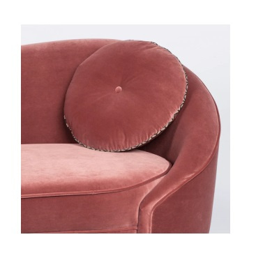 Sofa szezląg I AM NOT A CROISSANT różowa nowoczesna BOLD MONKEY