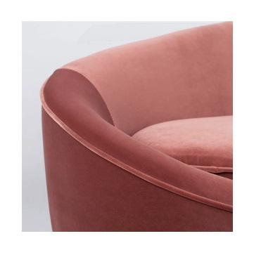Sofa szezląg I AM NOT A CROISSANT różowa nowoczesna BOLD MONKEY