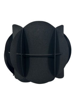 Kinkiet ścienny czarny metalowy – nowoczesna lampa ścienna stylizowana w stylu industrialnym