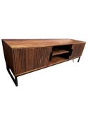 Drewniana komoda RTV Dutchbone Saroo 140 cm w stylu vintage