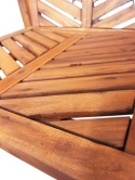 Krzesło ogrodowe Acacia Chevron Walker Edison – zestaw 2 szt.
