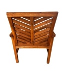 Krzesło ogrodowe Acacia Chevron Walker Edison – zestaw 2 szt.