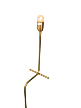 Lampa stołowa REMI Dutchbone z dekoracyjną żarówką – ujęcie frontowe