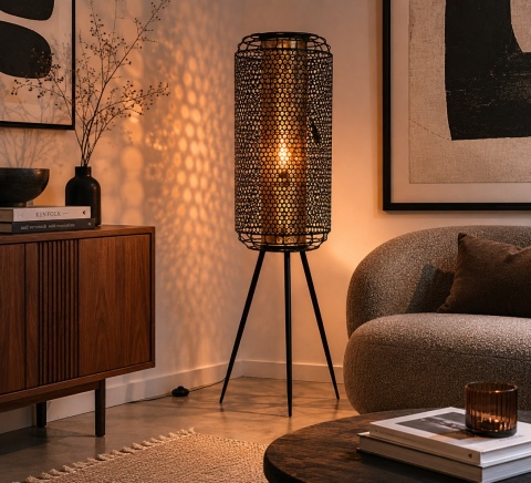 Lampa podłogowa Archer XL industrialna Dutchbone