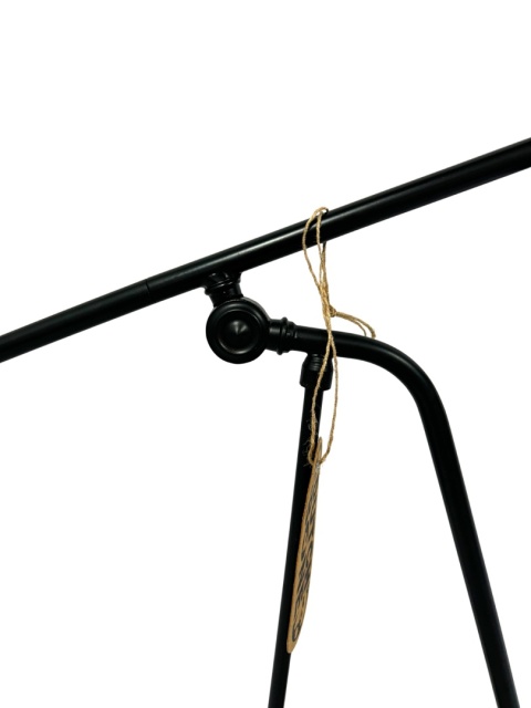 OUTLET Lampa ścienna kinkiet styl industrialny do loftu czarna regulowana