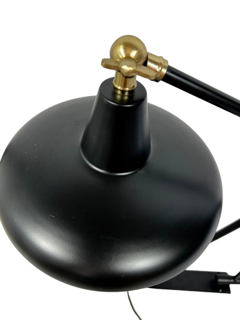 OUTLET Lampa ścienna kinkiet styl industrialny do loftu czarna regulowana