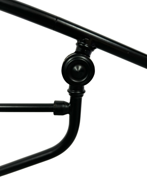 OUTLET Lampa ścienna kinkiet styl industrialny do loftu czarna regulowana