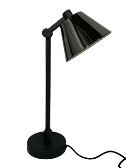 Lampa ścienna metalowa kinkiet czarna w stylu glamour elegancka nowoczesna