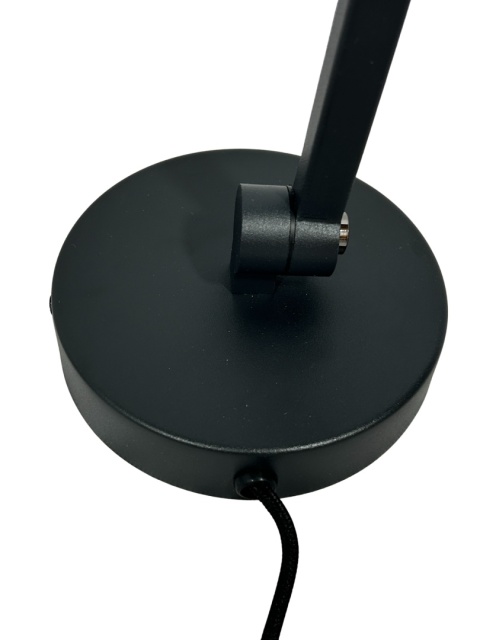 Lampa ścienna metalowa kinkiet czarna w stylu glamour elegancka nowoczesna