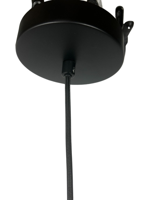 Lampa wisząca z naturalnego rattanu w stylu skandynawskim – rozmiar S