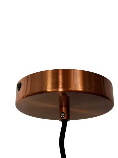 Lampa wisząca miedziana smocza łuska rzemiosło elegancka styl vintage