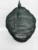 Lampa wisząca czarna siatka ul w stylu industrialnym do loftu nowoczesny design