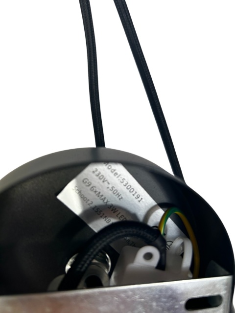 Lampa wisząca czarna z sześcioma kloszami kule dymione szkło styl glamour