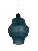 elegancka lampa wisząca antracytowa do salonu – zdjęcie 3