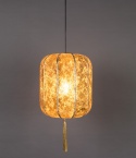 Lampa wisząca SUONI S chiński lampion duża złota latarnia DUTCHBONE