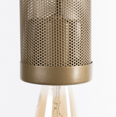 Lampa wisząca SWEET MESH M złota industrial glamour BOLD MONKEY