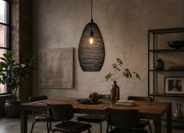 Lampa wisząca LENA L czarna Zuiver