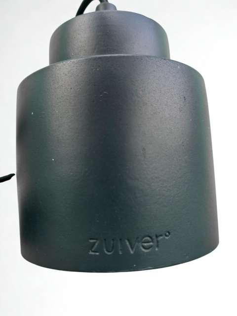 Lampa wisząca betonowa czarna styl industrialny lampa do loftu minimalizm