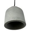 Lampa wisząca betonowa szara styl skandynawski industrial minimalizm do loftu