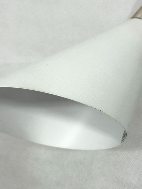 OUTLET Lampa ścienna kinkiet podwójny biała skandynawski styl glamour