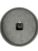 OUTLET Zegar ścienny z betonu CONCRETE TIME cyfry 3D czarne ZUIVER