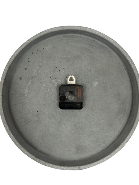 OUTLET Zegar ścienny z betonu CONCRETE TIME cyfry 3D czarne ZUIVER