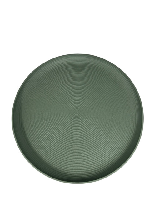 Stolik boczny pomocniczy okrągły zielony z metalu ze spiralą na nodze skandynawski nowoczesny styl