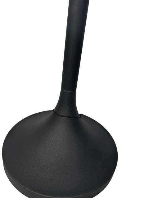 Stolik pomocniczy czarny metalowy okrągły na nóżce– elegancki i nowoczesny design minimalizm skandynawski styl