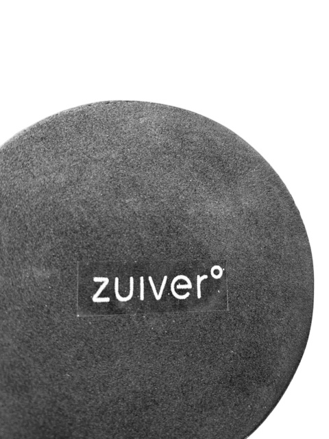 Outlet Wazon dekoracyjny czarny metalowy w stylu rustykalnym z polerowaną krawędzią