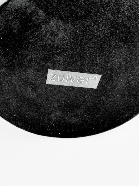 Wazon duży aluminiowy patyna czarny w stylu skandynawskim industrialnym do loftu elegancki minimalizm