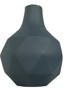 OUTLET Wazonik niebieski metalowy skandynawski styl origami ZUIVER