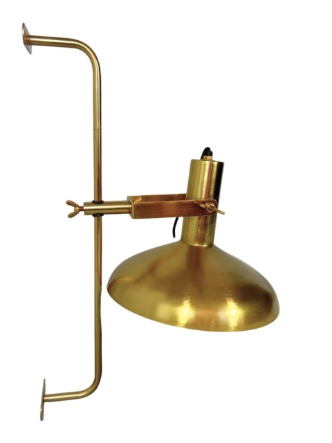 Kinkiet lampa ścienna KARISH złota vintage