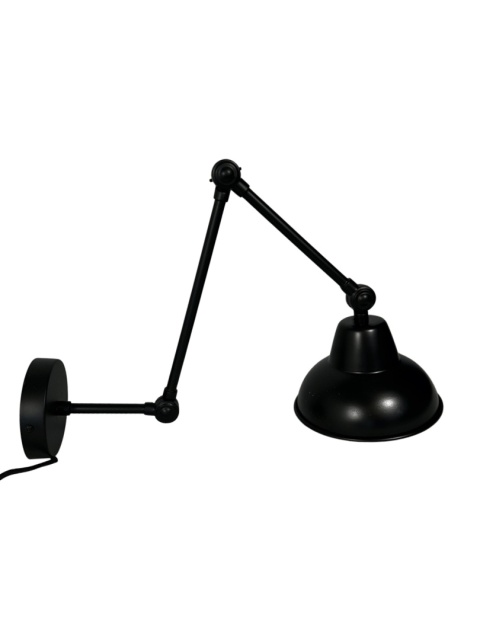 Lampa ścienna XAVI vintage industrial loft czarna White Label Living