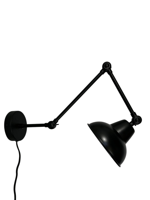 Lampa ścienna XAVI vintage industrial loft czarna White Label Living