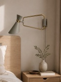 Lampa ścienna Shady szara Zuiver