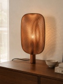 Lampa stołowa Mai M miedziana z perforowanym kloszem Zuiver