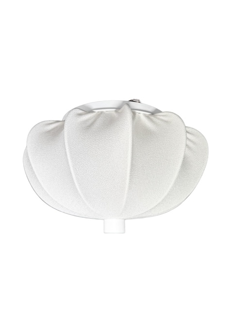 Biała lampa sufitowa M White Label Living widok frontowy na białym tle