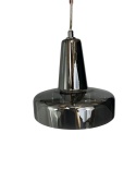 Lampa wisząca White Label Living Anshin S Smoke – widok z przodu.