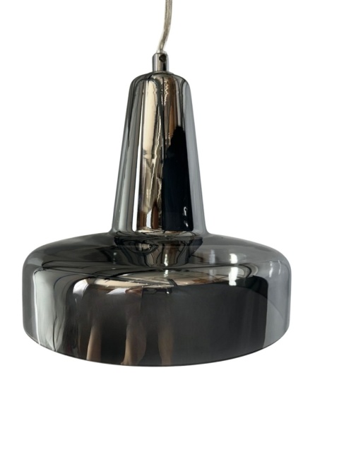 Lampa wisząca Anshin S Smoke – perspektywa boczna.
