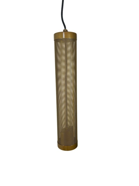 Smukła złota lampa Sweet Mesh S z przewodem.