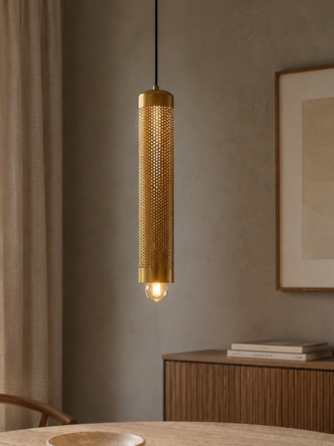 Lampa wisząca Sweet Mesh S w aranżacji nad stołem jadalnianym