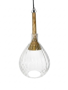 Lampa wisząca Dutchbone Drop Glass – widok z przodu.