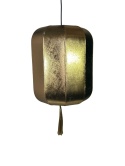 Lampa wisząca Dutchbone Suoni L złota – widok z przodu.