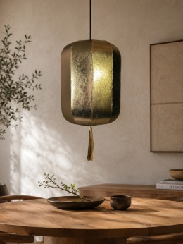 Lampa wisząca Suoni L złota Dutchbone