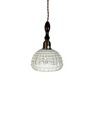 Lampa wisząca Dutchbone Poppy Wide biała – widok frontowy całej lampy