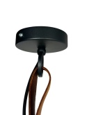 Lampa wisząca na skórzanym pasku DEK 40 antracyt nowoczesna ZUIVER