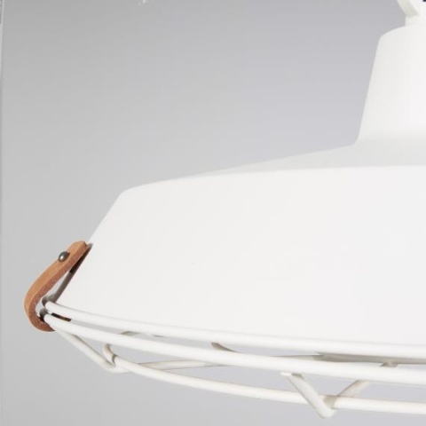Lampa wisząca na skórzanym pasku DEK 40 antracyt nowoczesna ZUIVER