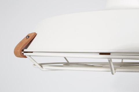 Lampa wisząca na skórzanym pasku DEK 40 antracyt nowoczesna ZUIVER
