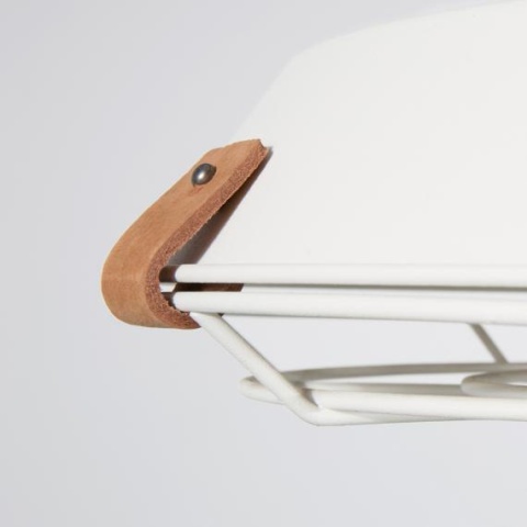 Lampa wisząca na skórzanym pasku DEK 40 antracyt nowoczesna ZUIVER